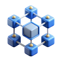 unparalleled creative Blockchain technology network with Transparent Background high resolution png