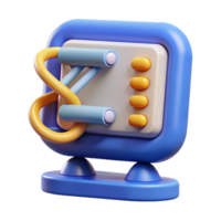 distinguished surreal Genetic modification device with DNA helix display with Transparent Background handcrafted png