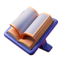 joyful extraordinary Hyper-specific, photorealistic professional render of a single, levitating, open book with turning pages with Transparent Background fine detail png