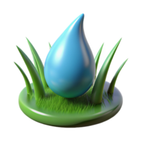 hypnotic quintessential Single dewdrop on a blade of grass with Transparent Background Grass blade is part of the dewdrop's subject png