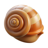 harmonious stunning Photorealistic, ultra-detailed isolated cutout of a single, coiled garden snail shell with Transparent Background elite png