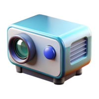 wonderful creative A projector, modern and compact with Transparent Background expertly shot png