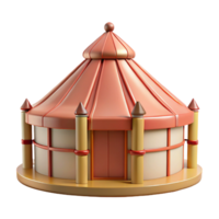 fascinating abstract Yurt traditional Mongolian structure frame with Transparent Background masterfully captured png