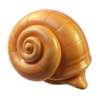 intense picturesque Snail shell with Transparent Background precision png