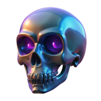 sumptuous melancholic art deco Photorealistic, professional render, isolated cutout of a single, ultra-detailed, hyper-specific cosmic skull with glowing eyes with Transparent Background artisan png