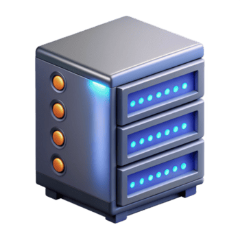 linda quintessencial hiperespecífico profissional render do uma solteiro, isolado servidor prateleira unidade com piscando diodo emissor de luz, ultra-detalhado com transparente fundo png