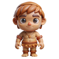 magnificent art deco Concept art style isolated cutout professional render of a tribal child's toy carved from bone, ultra-detailed, hyper-specific with Transparent Background gallery standard png