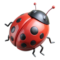 quintessential surreal A ladybug with Transparent Background original png