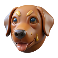 impressive nostalgic bohemian Hyper-specific professional render of an isolated cutout single dog Canis lupus familiaris nose, wet, with Transparent Background 8K png