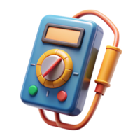 impressive rustic A digital multimeter, displaying a reading with Transparent Background elite png