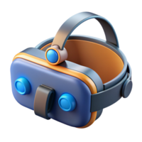 whimsical dazzling Virtual reality headset with integrated sensors with Transparent Background crisp png