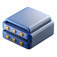 wonderful reflective organic External hard drive RAID array with Transparent Background premium png