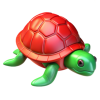 pristine dramatic victorian Turtle, Red-eared Slider, basking with Transparent Background expertly shot png
