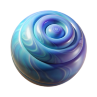 elegant timeless Photorealistic, ultra-detailed, isolated cutout of a single, professional render, swirling galaxy marble with Transparent Background png
