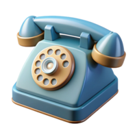 impressive iconic Photorealistic, isolated cutout of a single vintage rotary phone, hyper-specific dial texture, ultra-detailed with Transparent Background png