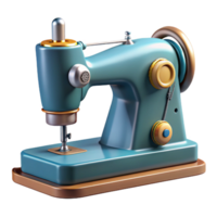 harmonious sumptuous Ultra-detailed, photorealistic isolated cutout of a vintage sewing machine with Transparent Background authentic png