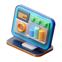 splendid rustic Photorealistic, ultra-detailed, hyper-specific render of a single isolated cutout, transparent touchscreen display showing data visualization, with Transparent Background flawless png
