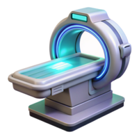 gorgeous remarkable Medical scanner with glowing display and intricate sensors with Transparent Background png