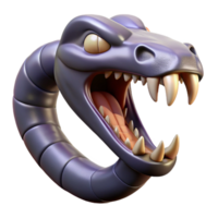 stunning baroque Professional render of a biomechanical snake fang, photorealistic, ultra-detailed, hyper-specific, isolated cutout with Transparent Background high resolution png