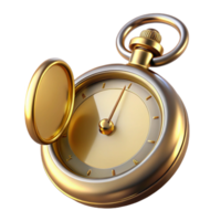 exemplary rustic Hyper-specific, photorealistic professional render of a single, vintage pocket watch, open face, isolated cutout with Transparent Background museum quality png