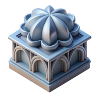 serene exemplary Ultra-detailed, professional render, isolated cutout of a single, abstract, architectural element, intricate design with Transparent Background png