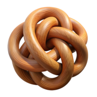 spectacular memorable Professional render of a hyper-specific, isolated cutout, intricately carved, wooden knot, ultra-detailed texture with Transparent Background png