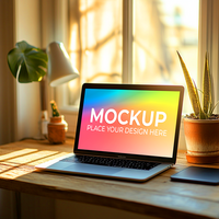 Blank Laptop for UI UX Design Showcase psd