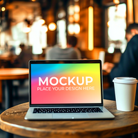 Software Product Demo Using Laptop Display psd