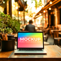Laptop for App Demo and Design Presentation psd