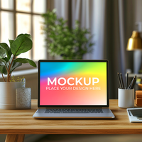 Laptop-Based UI UX Display Template psd