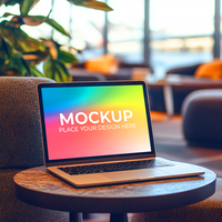 Display Your Website UI on Laptop psd
