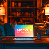 Showcase Your UI Design on Laptop psd
