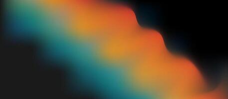 Abstract soft gradient with teal-orange hues and dreamy mesh texture. vector