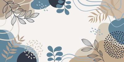 Design tropical leaves background. Spring background with beautiful. vector