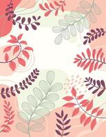 Spring background with beautiful. Leaves background for design. vector