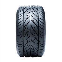 A close-up view of a high-performance tire showcasing its tread pattern photo
