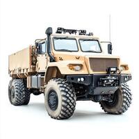 A military-style off-road vehicle designed for rugged terrain and transport photo