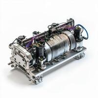 A mechanical device showcasing components likely for engineering or automotive applications photo