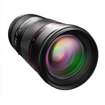 A camera lens designed for high-quality photography with advanced optics. photo