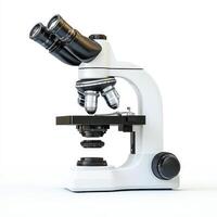 A modern microscope designed for scientific examination and analysis. photo