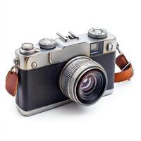 A vintage camera showcasing a classic design for photography enthusiasts. photo