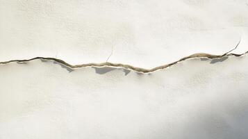 A close-up of a cracked surface, revealing texture and subtle color variations photo