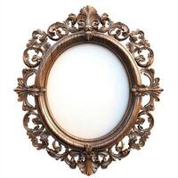 Ornate vintage frame with intricate detailing, designed for displaying photographs or art photo