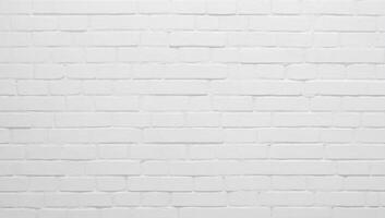 Textured White Brick Wall photo