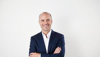 Confident Businessman Smiling photo