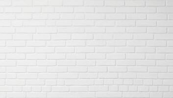 White Brick Wall Texture photo