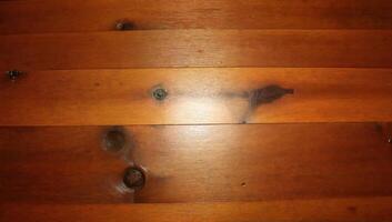 Close-Up of Rich Wooden Floor Planks photo