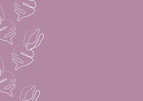 poster with a simple icon of a red beet with a tail in line art style on a purple background, for various food designs vector