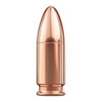 Shiny Copper Bullet Clipart for Military, Game, or Tactical Designs png