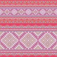 Ethnic seamless pattern. Aztec design, geometric background. Tribal print. Navajo fabric. Modern colorful abstract wallpaper, illustration. For paper, textile design. vector